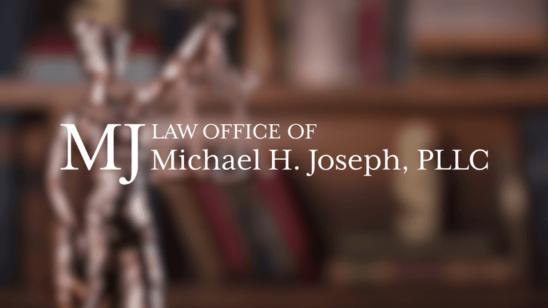 Logo for the Law Office of Michael H. Joseph, PLLC, featured on NewYorkTrialLawyers.org personal injury platform.