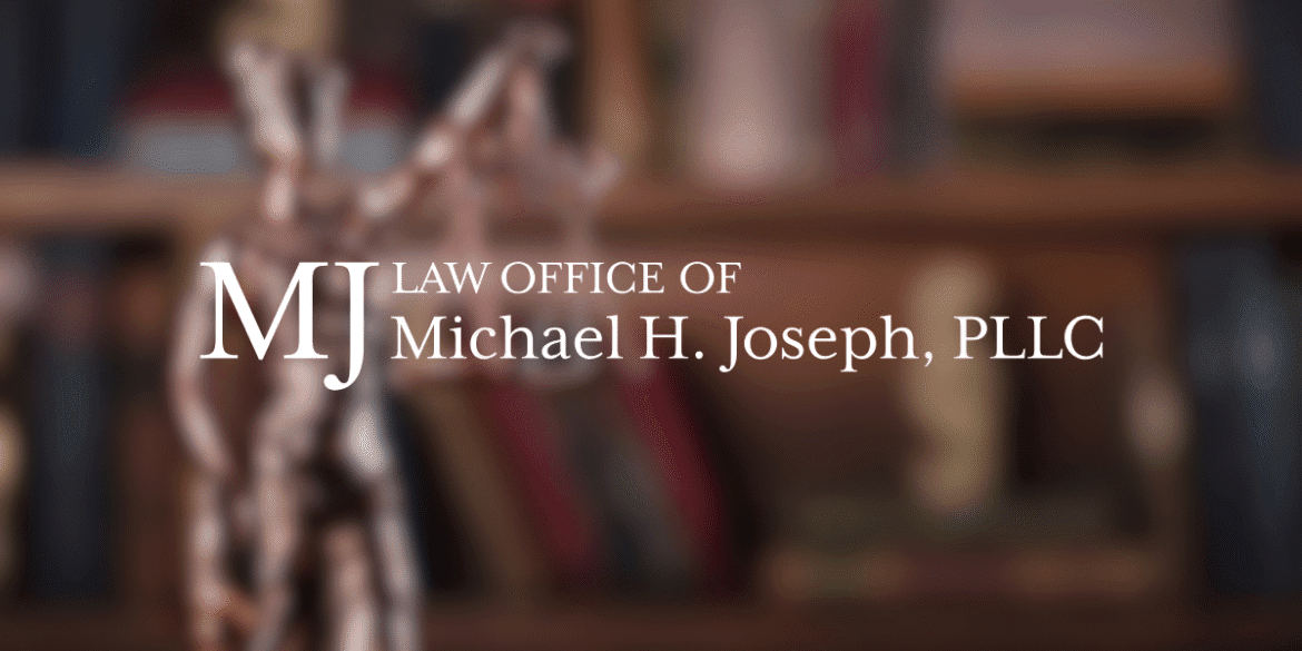 Logo for the Law Office of Michael H. Joseph, PLLC, featured on NewYorkTrialLawyers.org personal injury platform.
